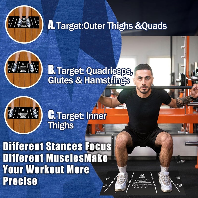 Folaps Squat Wedge Block One Piece: Heel Elevated Slant Board for Squats Weightliting Home Gym Squat Wedge - Image 4